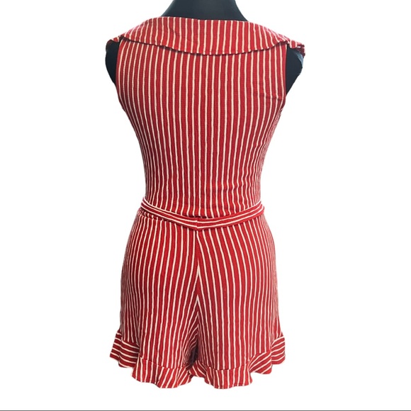 Love tree striped romper LARGE - Picture 2 of 13